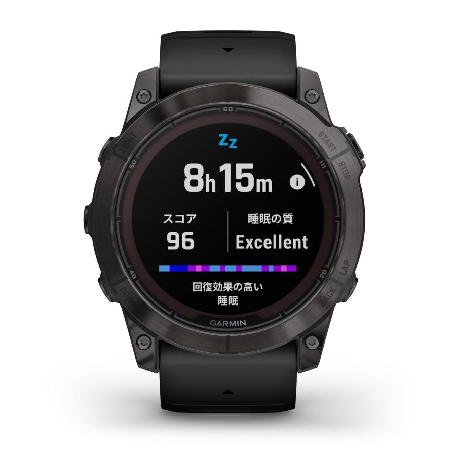 ガーミン(GARMIN) fenix 7X Pro Sapphire Dual Power Ti Carbon Gray / Black ソーラー充電可能 マルチスポーツGPSウォッチ  【日本正規品】｜garmin-official｜08