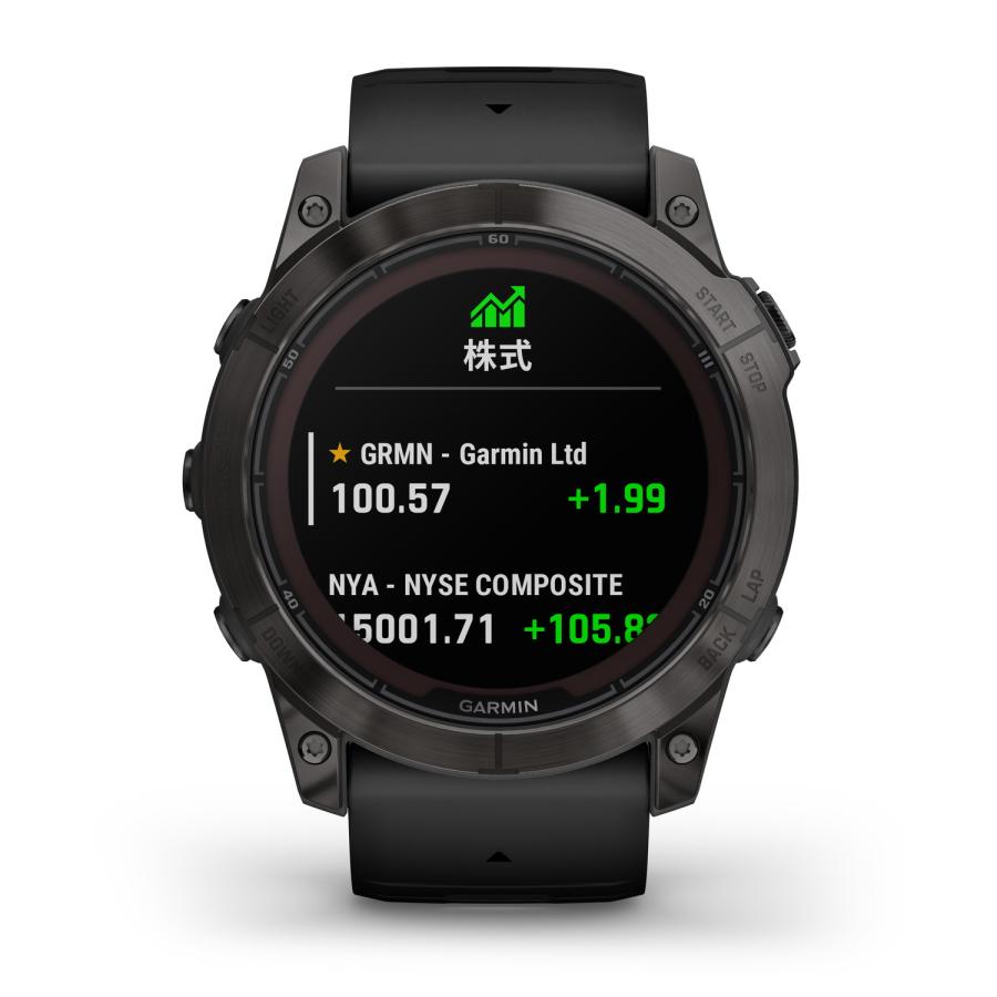 ガーミン(GARMIN) fenix 7X Pro Sapphire Dual Power Ti Carbon Gray / Black ソーラー充電可能 マルチスポーツGPSウォッチ  【日本正規品】｜garmin-official｜10