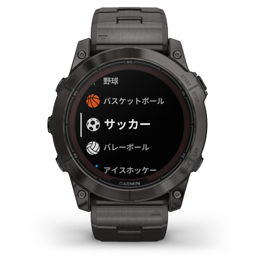 ガーミン(GARMIN) fenix 7X Pro Sapphire Dual Power Ti Carbon Gray