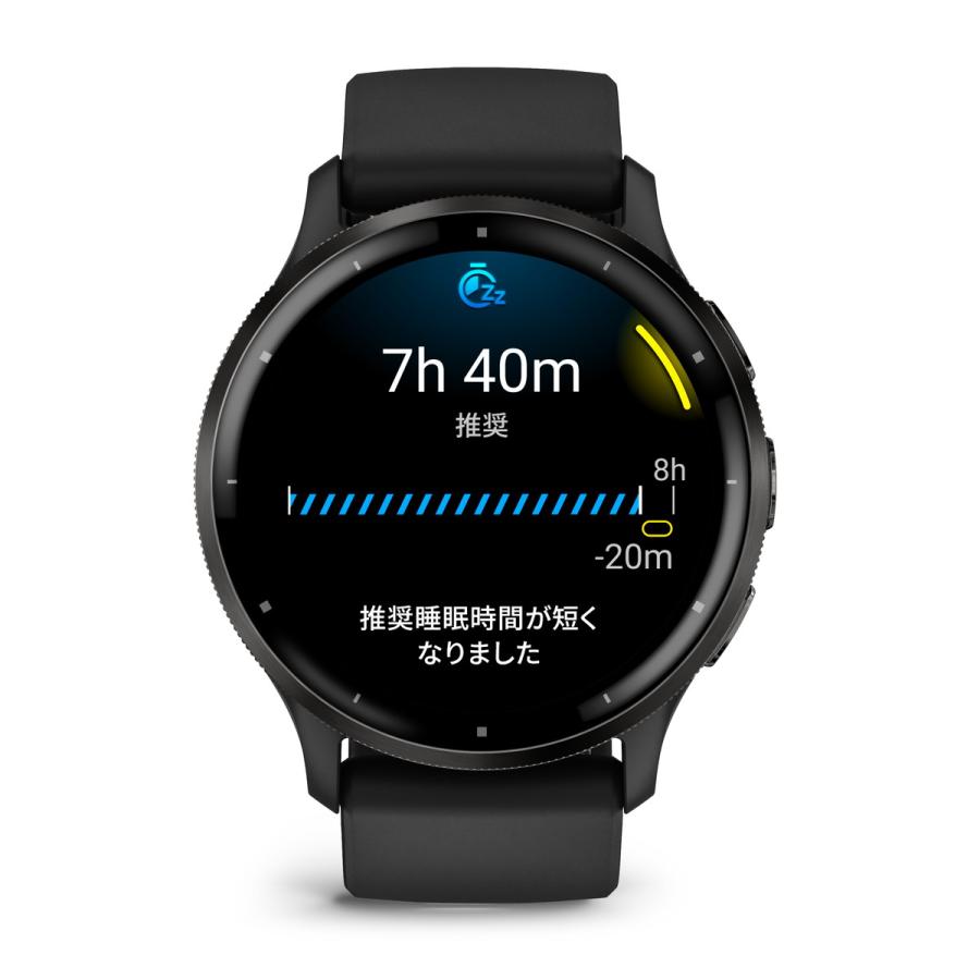 GARMIN(ガーミン)  Venu 3 Black / Slate AMOLEDディスプレイ搭載 美麗液晶スマートウォッチ 高性能GPS内蔵 【日本正規品】｜garmin-official｜03