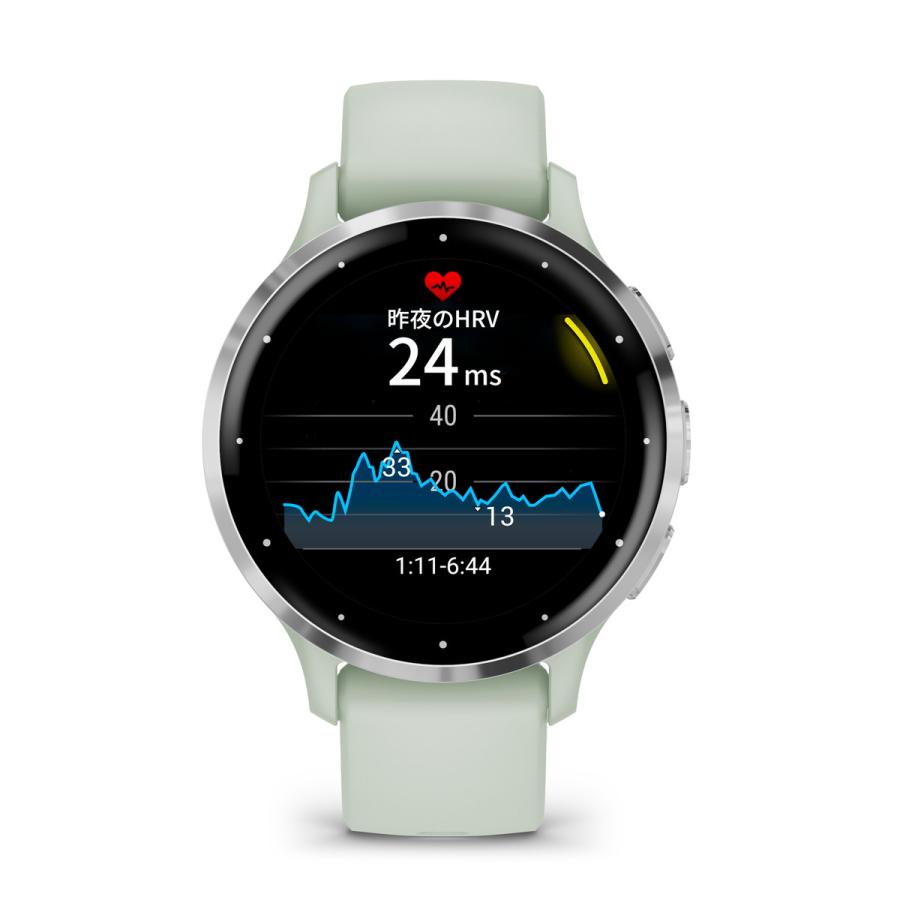 GARMIN GARMIN(ガーミン) Venu 3S Sage Gray / Silver AMOLED GARMIN GARMIN(ガーミン) Venu 3S Sage Gray / Silver AMOLED