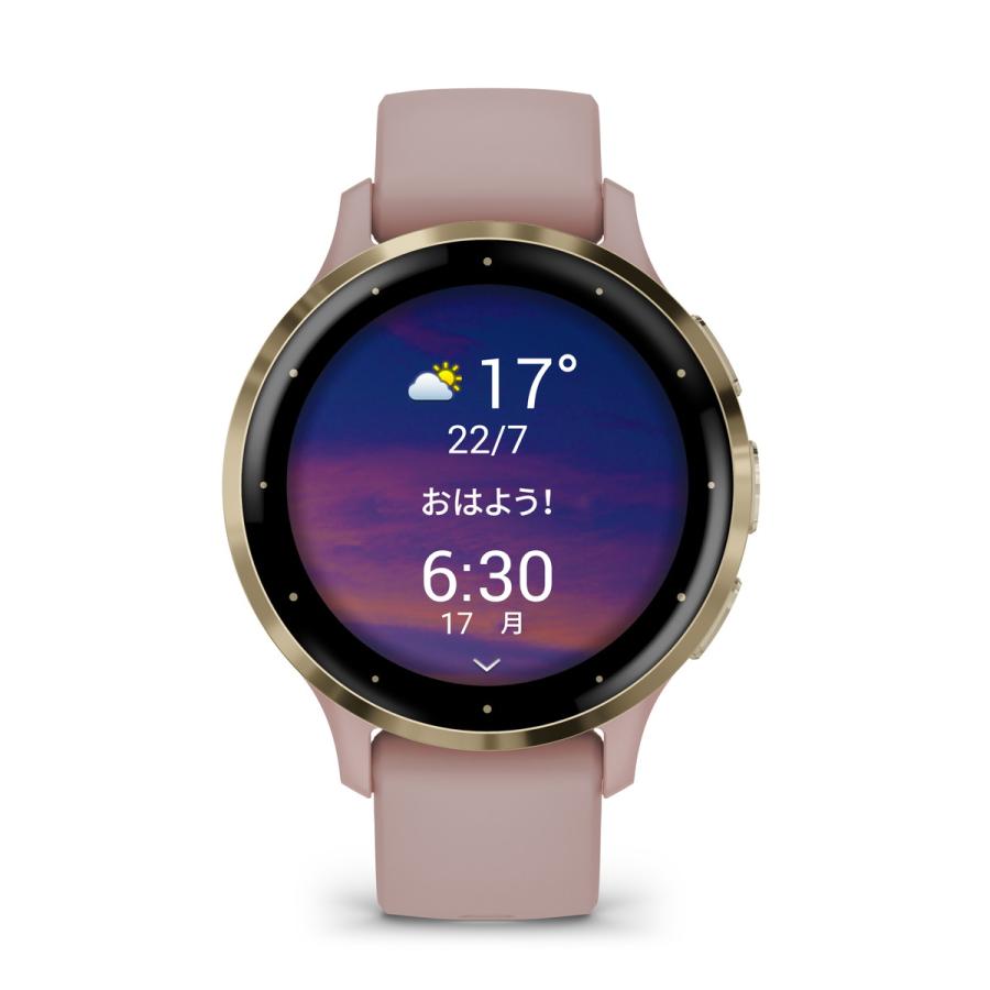 GARMIN GARMIN(ガーミン) Venu 3S Pink Dawn / Peach Gold GARMIN GARMIN(ガーミン) Venu 3S Pink Dawn / Peach Gold