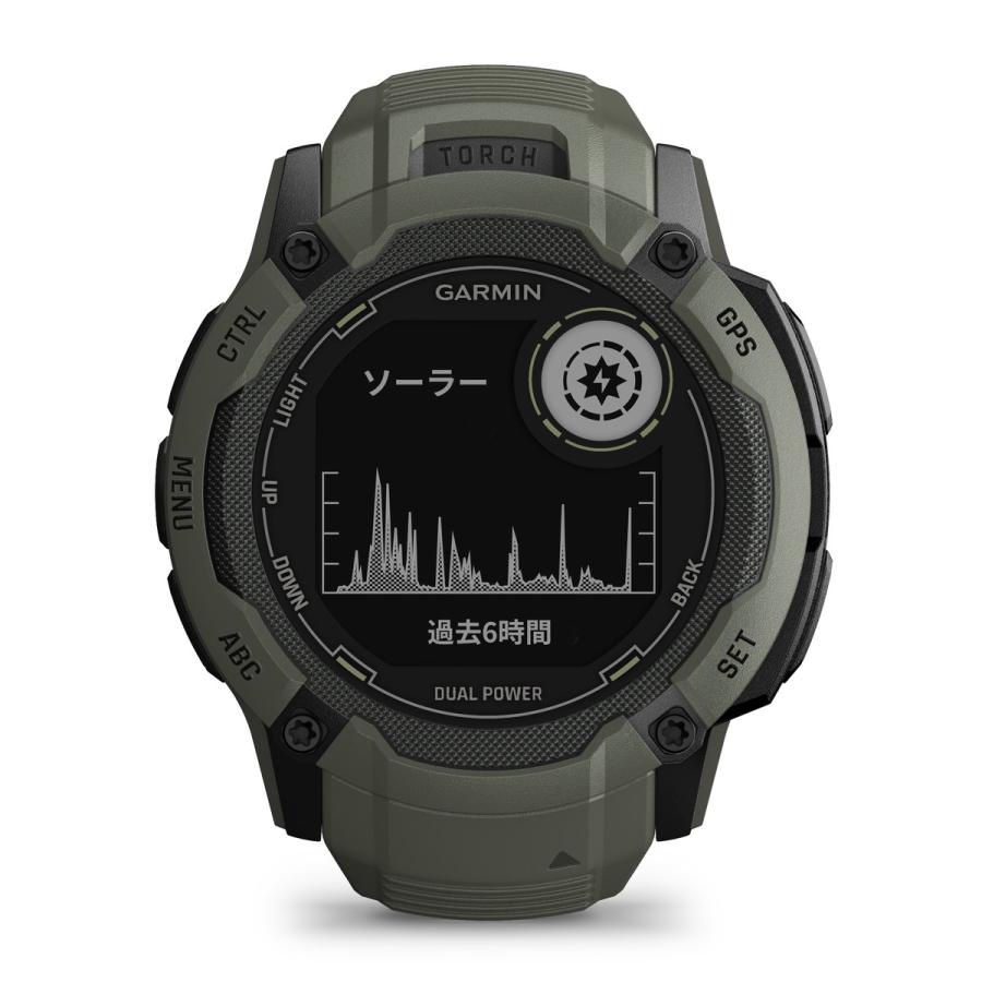 GARMIN ガーミン(GARMIN) Instinct 2X Dual Power Moss タフネス GARMIN ガーミン(GARMIN) Instinct 2X Dual Power Moss タフネス