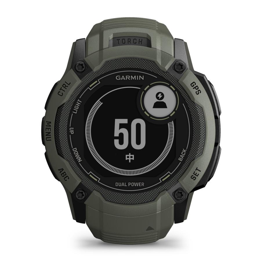 GARMIN ガーミン(GARMIN) Instinct 2X Dual Power Moss タフネス GARMIN ガーミン(GARMIN) Instinct 2X Dual Power Moss タフネス