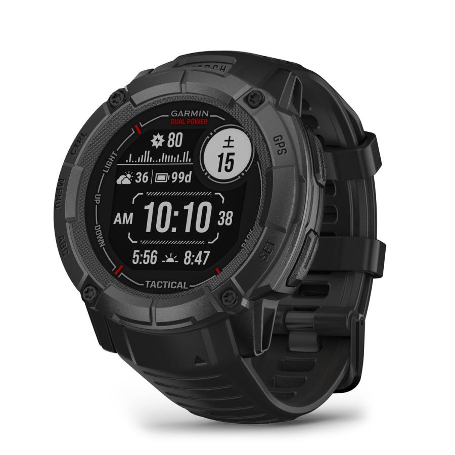 ガーミン(GARMIN) Instinct 2X Dual Power Tactical Edition Black 