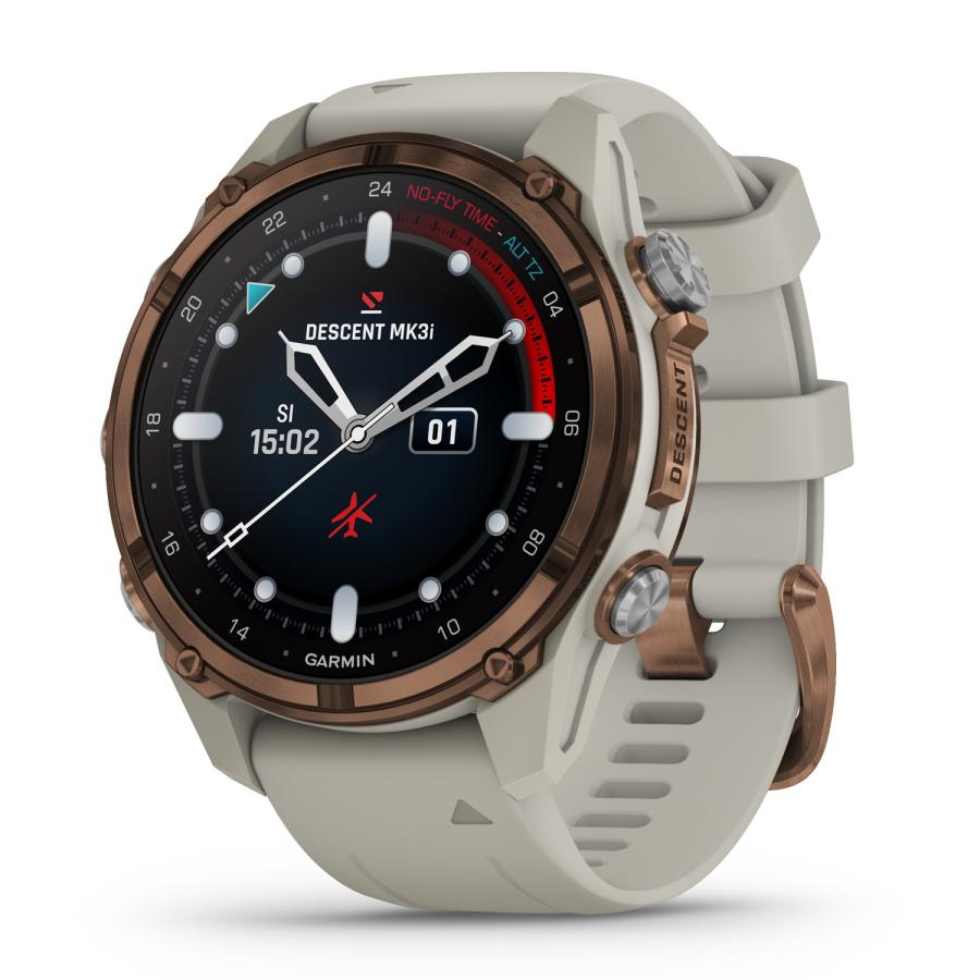 ダイビングウォッチ、ダイコン間もなく処分します。値下げ GARMIN（ガーミン） Descent Mk3si SKF12 PVD Ti/French Gray