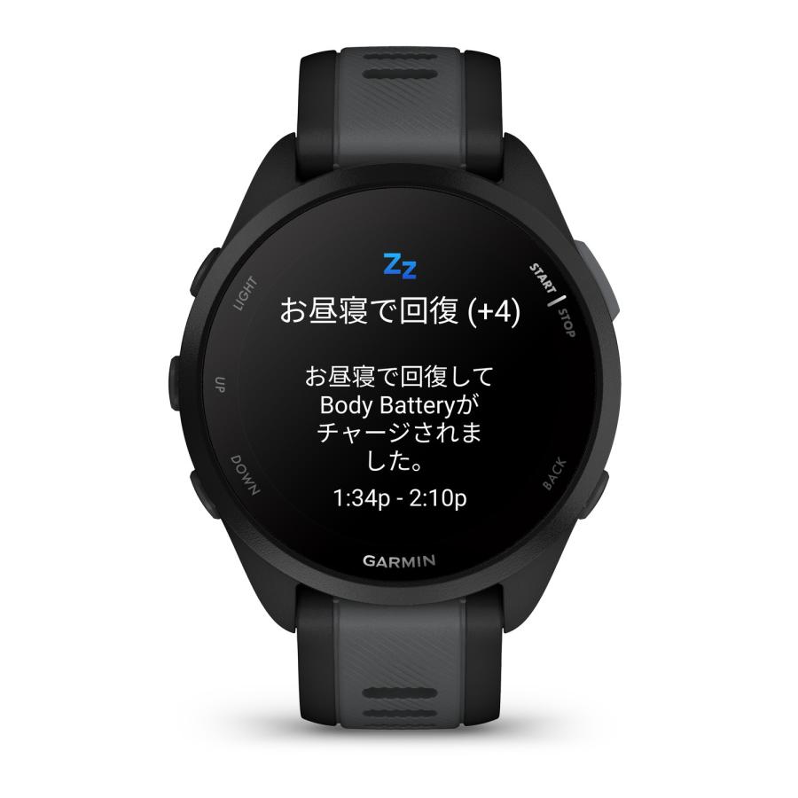 ガーミン(Garmin)  Forerunner 165 BlackGray ランニングGPSウォッチ Android/iOS対応 Suica機能搭載 AMOLEDディスプレイ【日本正規品】｜garmin-official｜05