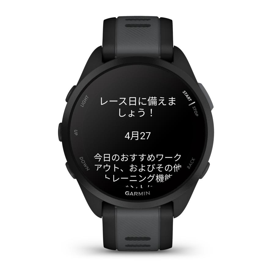 ガーミン(Garmin)  Forerunner 165 BlackGray ランニングGPSウォッチ Android/iOS対応 Suica機能搭載 AMOLEDディスプレイ【日本正規品】｜garmin-official｜08