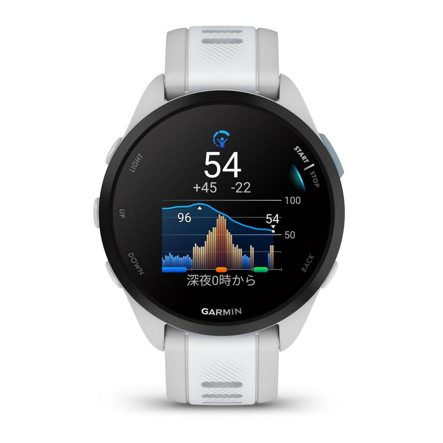 ガーミン(Garmin)  Forerunner 165 WhiteGray ランニングGPSウォッチ Android/iOS対応 Suica機能搭載 AMOLEDディスプレイ【日本正規品】｜garmin-official｜02