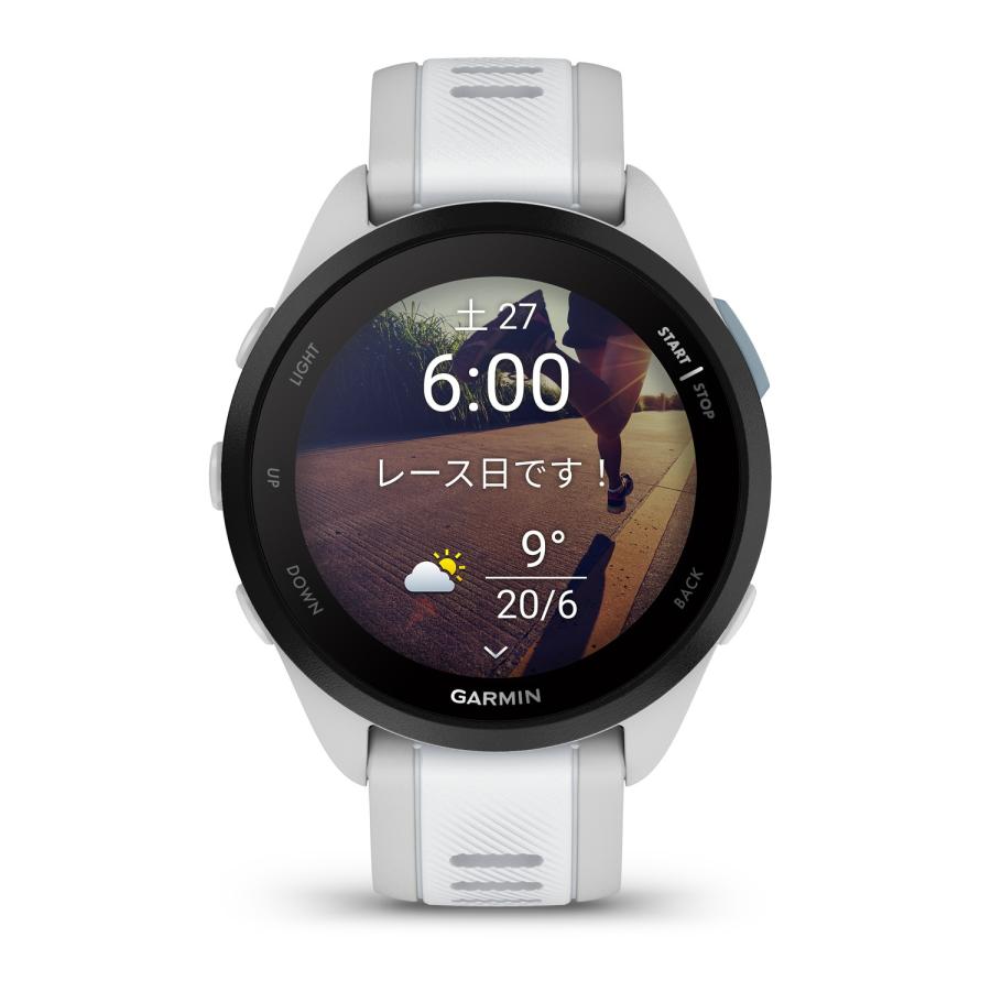 ガーミン(Garmin)  Forerunner 165 WhiteGray ランニングGPSウォッチ Android/iOS対応 Suica機能搭載 AMOLEDディスプレイ【日本正規品】｜garmin-official｜06