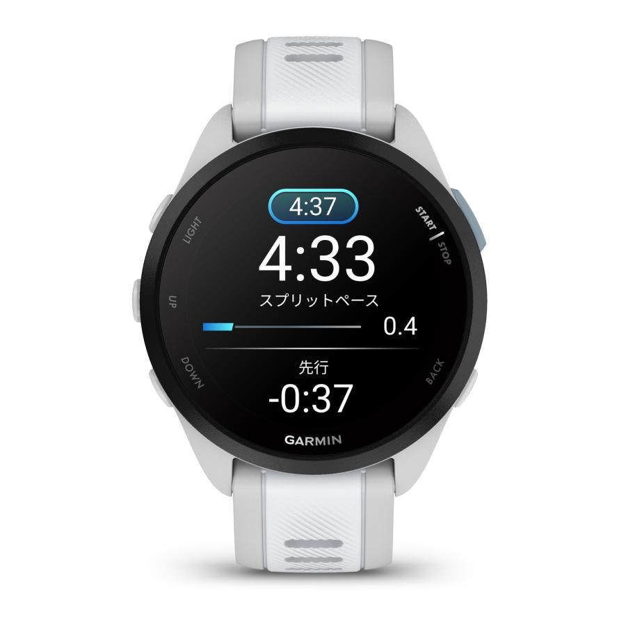 ガーミン(Garmin)  Forerunner 165 WhiteGray ランニングGPSウォッチ Android/iOS対応 Suica機能搭載 AMOLEDディスプレイ【日本正規品】｜garmin-official｜07