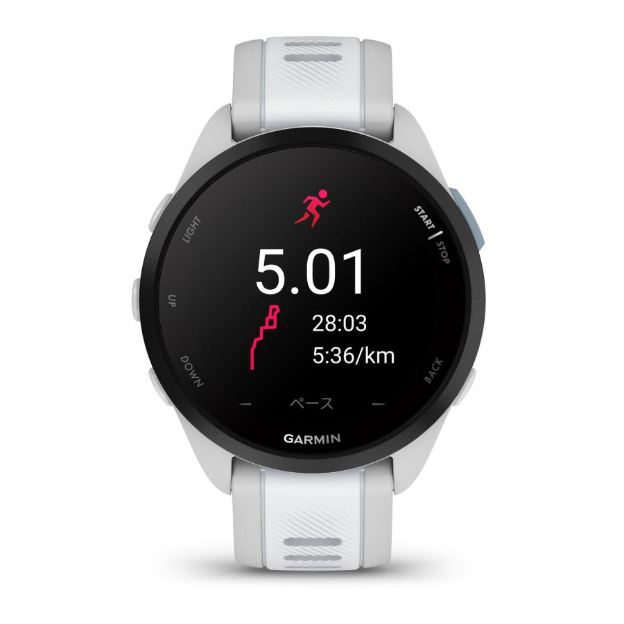 ガーミン(Garmin)  Forerunner 165 WhiteGray ランニングGPSウォッチ Android/iOS対応 Suica機能搭載 AMOLEDディスプレイ【日本正規品】｜garmin-official｜09