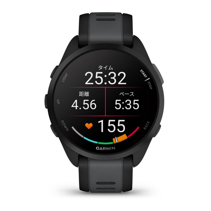 ガーミン(Garmin)  Forerunner 165 Music BlackGray ランニングGPSウォッチ Android/iOS対応 Suica機能搭載 AMOLEDディスプレイ【日本正規品】｜garmin-official｜03