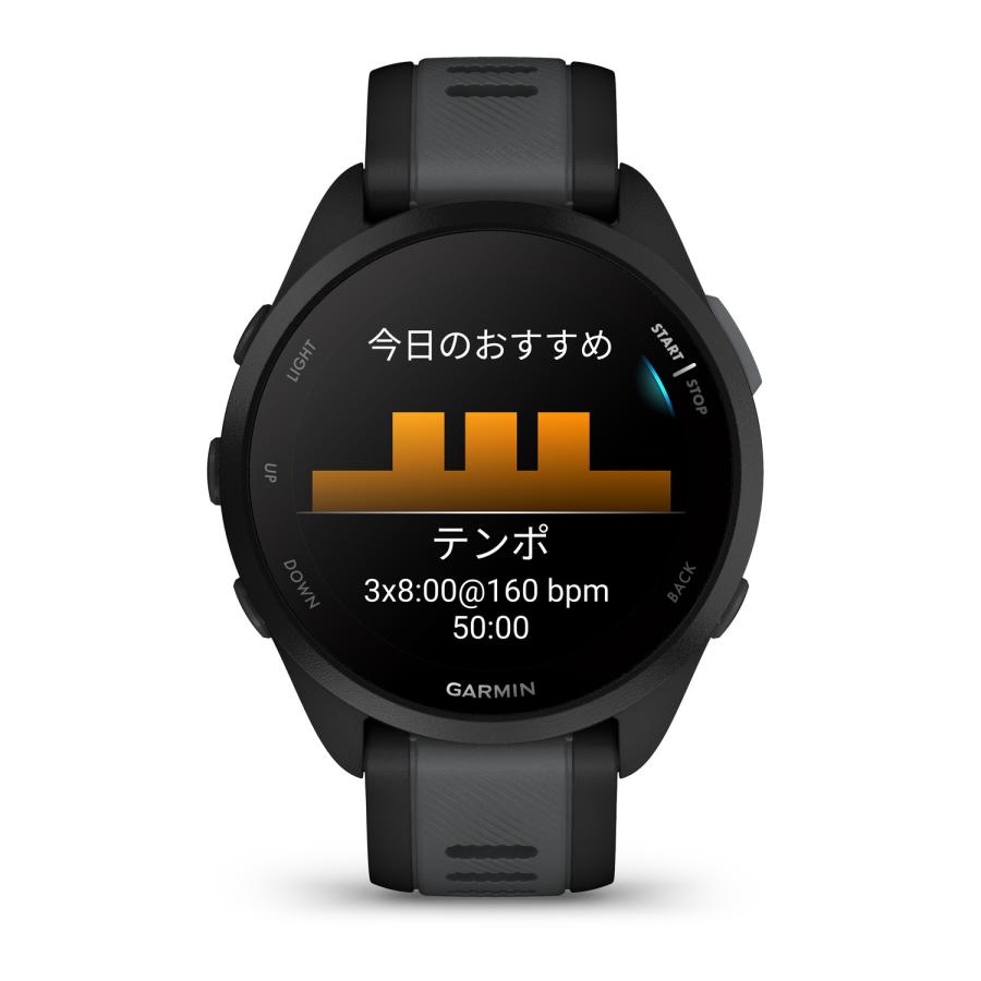 ガーミン(Garmin)  Forerunner 165 Music BlackGray ランニングGPSウォッチ Android/iOS対応 Suica機能搭載 AMOLEDディスプレイ【日本正規品】｜garmin-official｜04