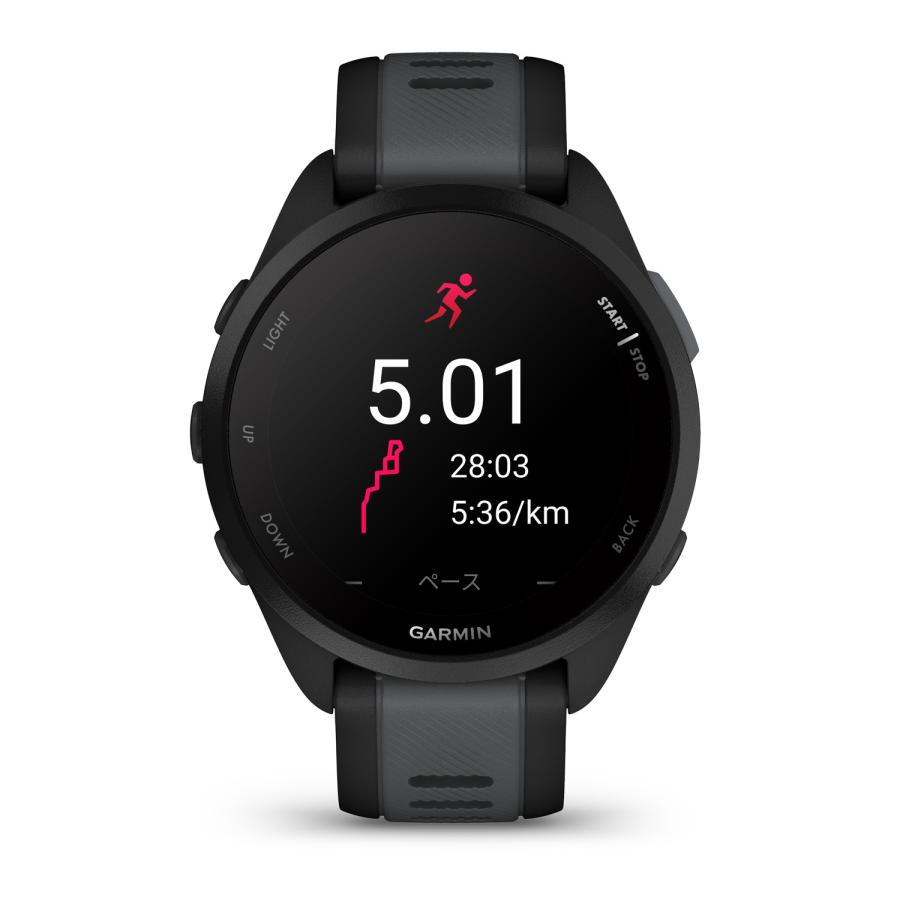 ガーミン(Garmin)  Forerunner 165 Music BlackGray ランニングGPSウォッチ Android/iOS対応 Suica機能搭載 AMOLEDディスプレイ【日本正規品】｜garmin-official｜09