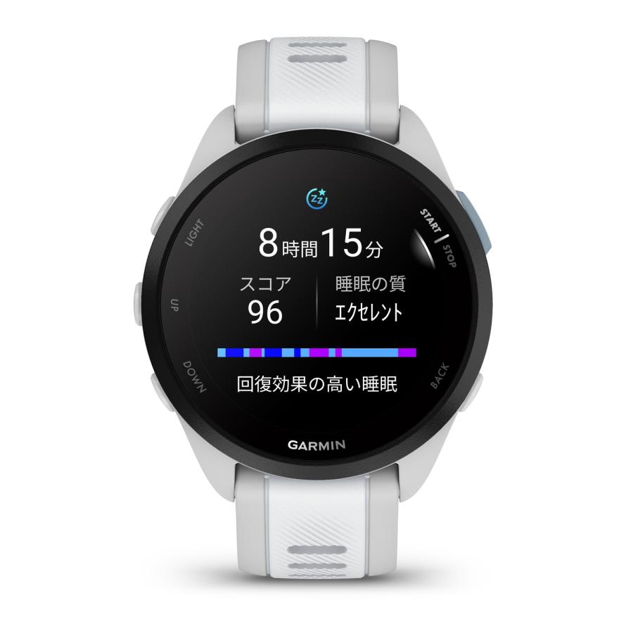 ガーミン(Garmin)  Forerunner 165 Music WhiteGray ランニングGPSウォッチ Android/iOS対応 Suica機能搭載 AMOLEDディスプレイ【日本正規品】｜garmin-official｜11