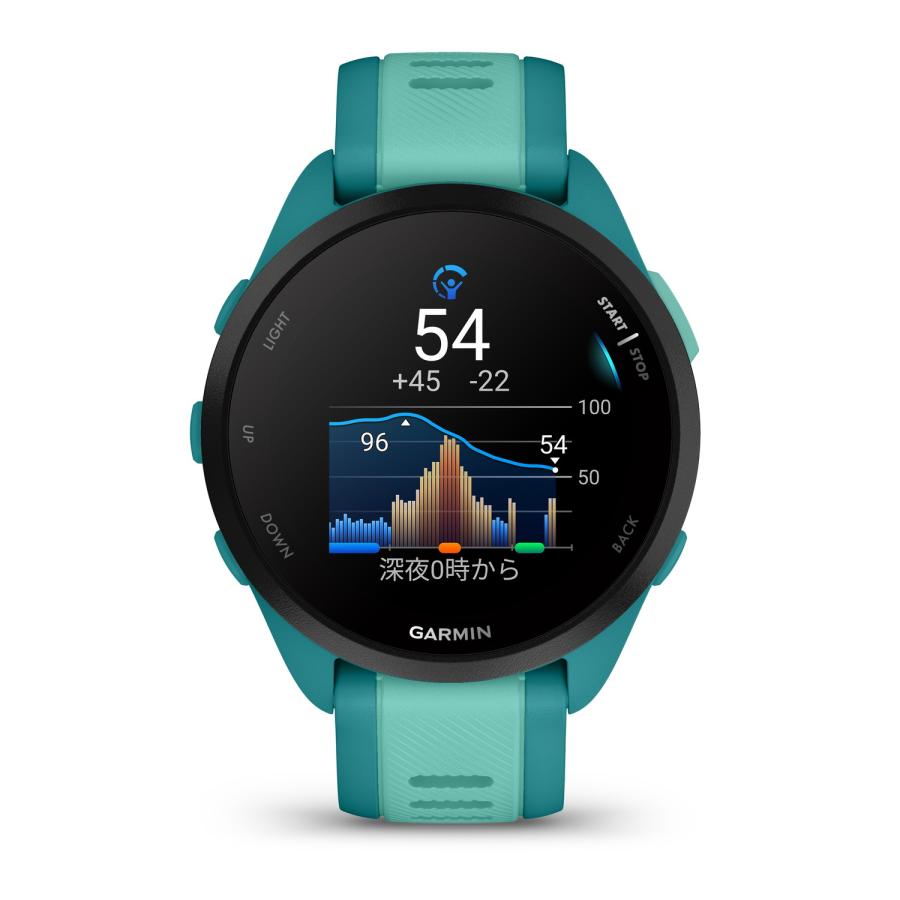 ガーミン(Garmin)  Forerunner 165 Music Turquoise ランニングGPSウォッチ Android/iOS対応 Suica機能搭載 AMOLEDディスプレイ【日本正規品】｜garmin-official｜02