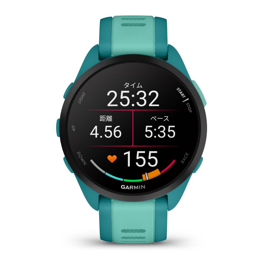 ガーミン(Garmin)  Forerunner 165 Music Turquoise ランニングGPSウォッチ Android/iOS対応 Suica機能搭載 AMOLEDディスプレイ【日本正規品】｜garmin-official｜03