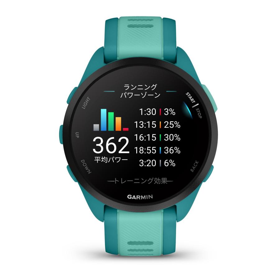 ガーミン(Garmin)  Forerunner 165 Music Turquoise ランニングGPSウォッチ Android/iOS対応 Suica機能搭載 AMOLEDディスプレイ【日本正規品】｜garmin-official｜10