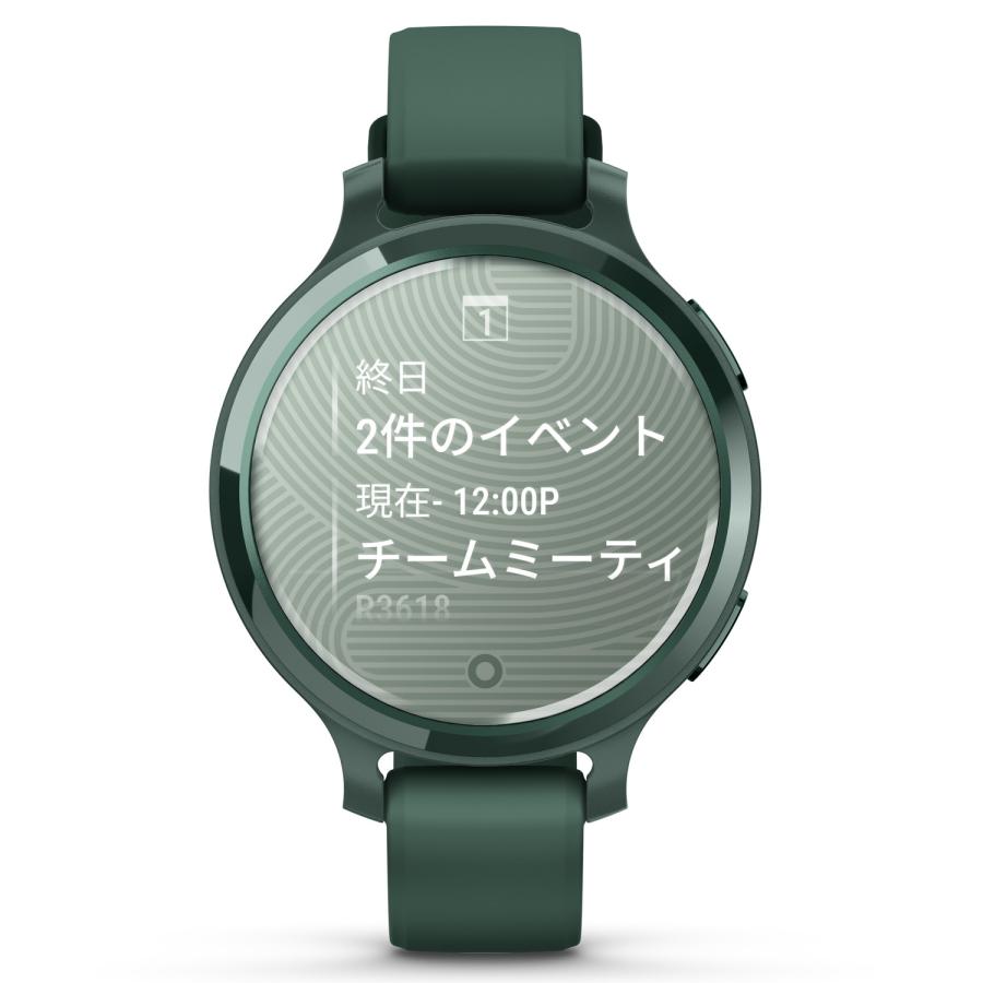 ガーミン GARMIN スマートウォッチ Lily 2 Active Jasper Green  睡眠 健康管理【日本正規品】の画像