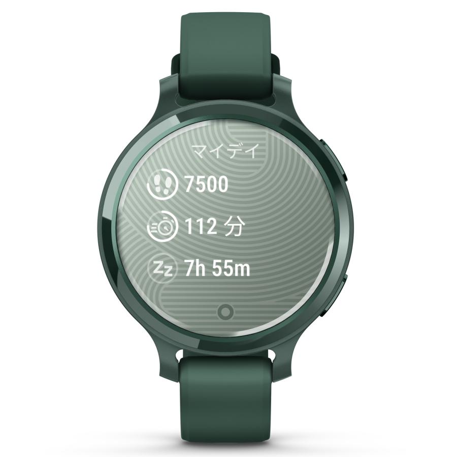 ガーミン GARMIN スマートウォッチ Lily 2 Active Jasper Green  睡眠 健康管理【日本正規品】の画像