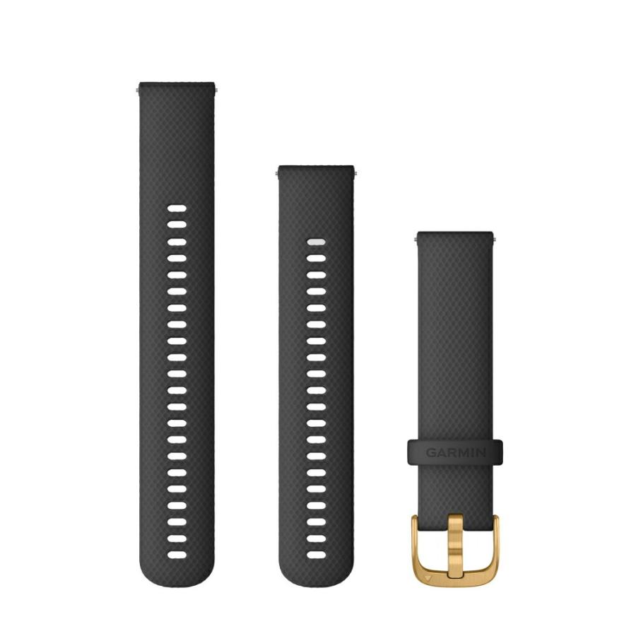 GARMIN（ガーミン） 公式 Quick Release バンド 20mm Black Silicone
