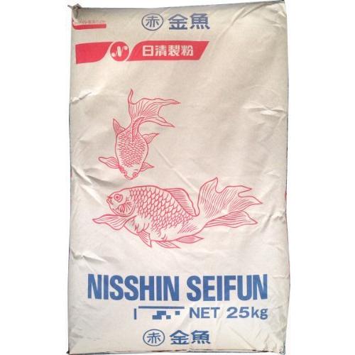 安い通販 銀座 中力粉 うどん粉 赤丸金魚25ｋｇ クラフト袋入り 日清製粉坂出工場製造 セレクトシリーズ Www Superavila Com
