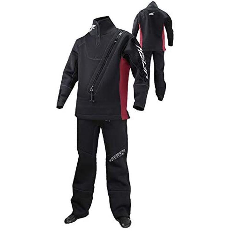 ローボード ウエット ドライスーツ ソックスタイプ スモールジッパー付き J-FISH ブラック×レッド M JWD-40212 ジェットスキー ウェイ 【C1340924093】(47257円)