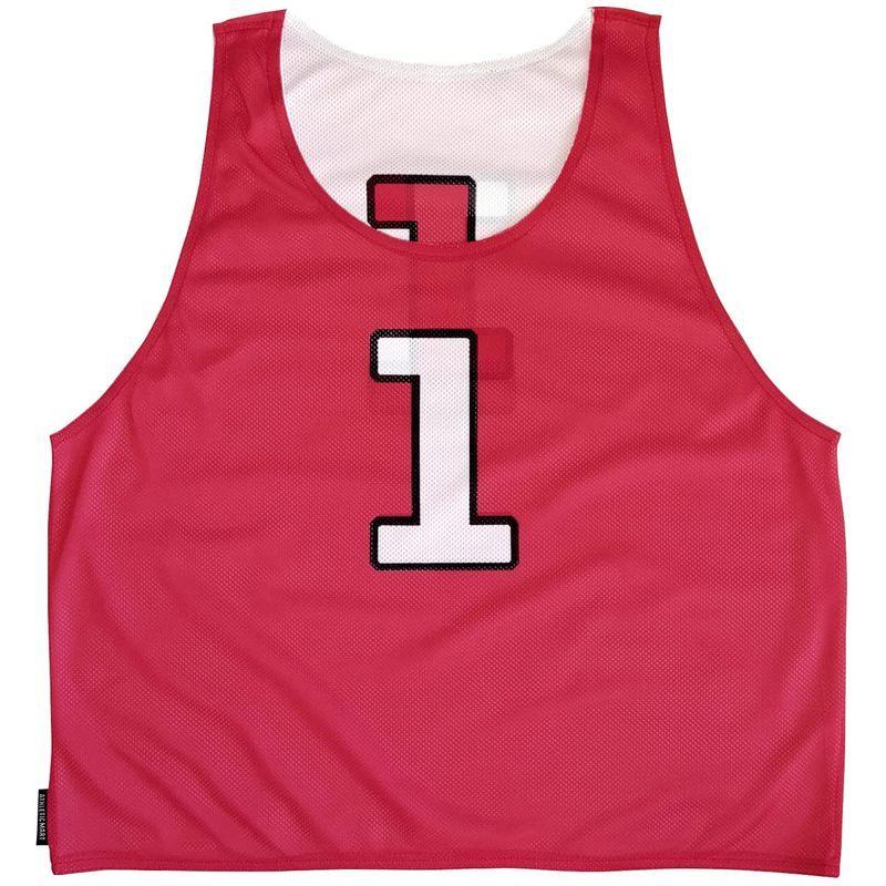 ATHLETIC MART ビブス(リバーシブル)1?12番 裏表/前後ろ番号付 12枚セット収納メッシュバッグ付全4カラー ビブス男女フリ ATHLETIC MART ビブス リバーシブル 12番 裏表/前後ろ番号付 12枚セット収納メッシュバッグ付全4カラー ビブス男女フリ