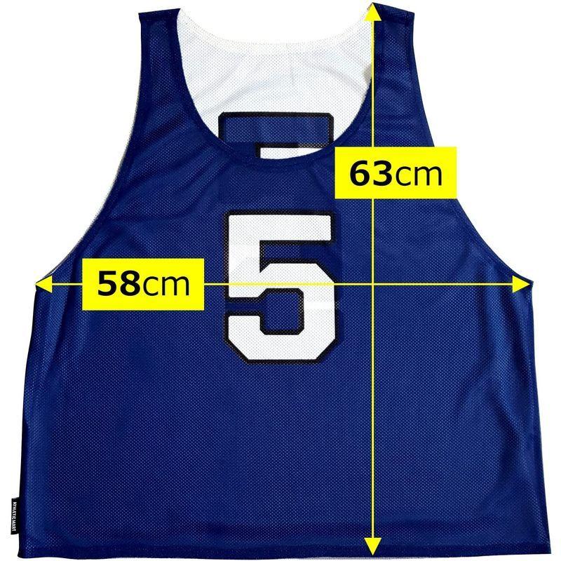 ATHLETIC MART ビブス(リバーシブル)1?12番 裏表/前後ろ番号付 12枚セット収納メッシュバッグ付全4カラー ビブス男女フリ ATHLETIC MART ビブス リバーシブル 12番 裏表/前後ろ番号付 12枚セット収納メッシュバッグ付全4カラー ビブス男女フリ