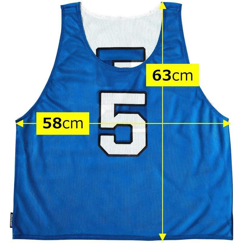 ATHLETIC MART ビブス(リバーシブル)1?12番 裏表/前後ろ番号付 12枚セット収納メッシュバッグ付全4カラー ビブス男女フリ ATHLETIC MART ビブス リバーシブル 12番 裏表/前後ろ番号付 12枚セット収納メッシュバッグ付全4カラー ビブス男女フリ