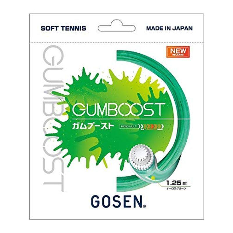 【破格値下げ】 初回限定お試し価格 ゴーセン Gosen ソフトテニスガット G.U.M.COATING GUMBOOST オーロラグリーン SSGB11 globaldirection.mn globaldirection.mn