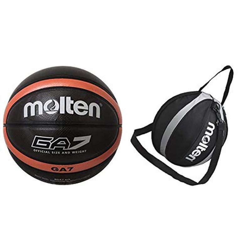 訳あり molten(モルテン) NB10KSセット買い バスケットボールケース & BGA7-KO 人工皮革7号 GA7 バスケットボール ボール