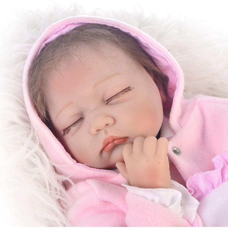 KEIUMI 55 cmソフビ生まれ変わった赤ちゃん人形現実的な新生児少女人形