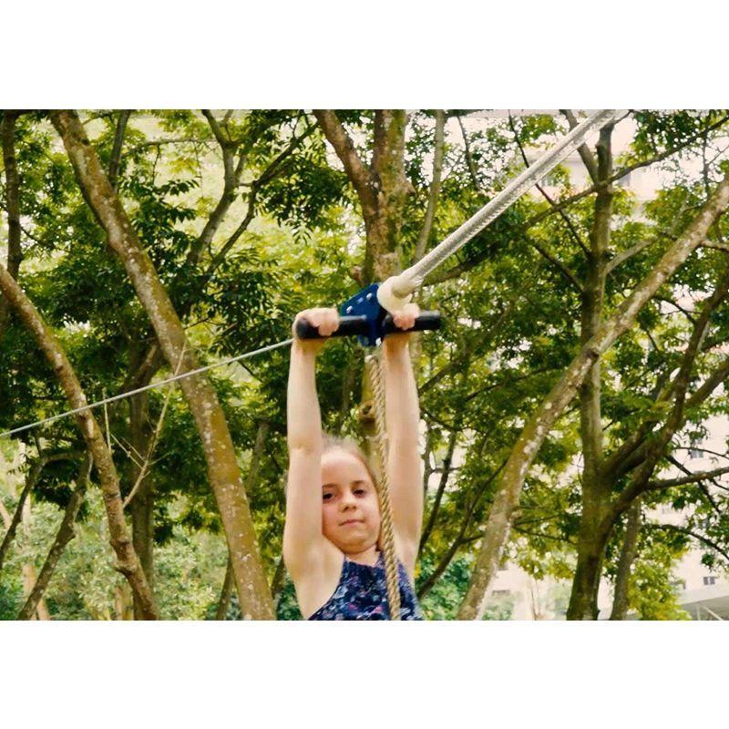 庭で使えるジップライン組み立てセット 95フィート 庭で使えるジップライン組み立てセット 95フィート