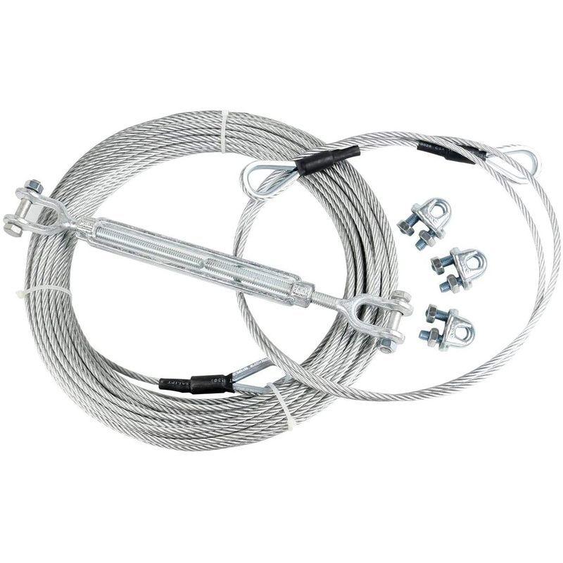 庭で使えるジップライン組み立てセット 95フィート 庭で使えるジップライン組み立てセット 95フィート