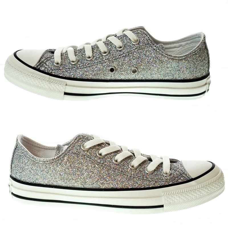 CONVERSE コンバース 5SC380 ALL STAR GLITTER OX オールスターグリッターオックス SILVER レディース