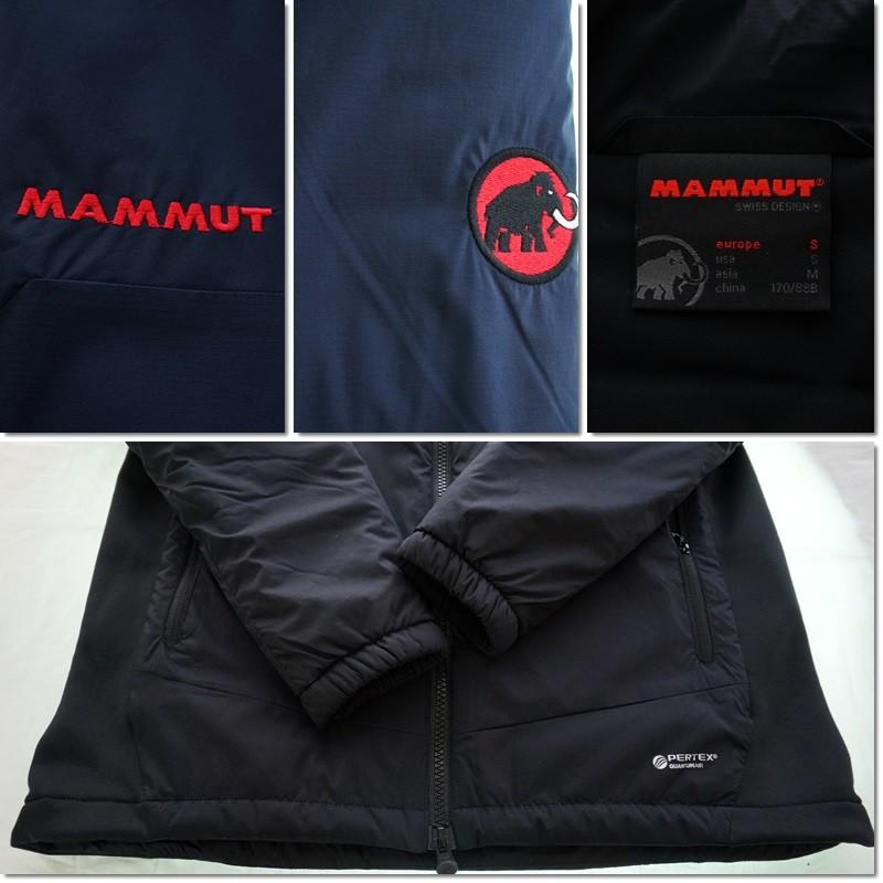 MAMMUT  マムート 1013-00030　FLEXLIGHT Hybrid Jacket Men フレックスライト　ハイブリッド　ジャケット　メン   0001 black / 5118 marine｜garo1959｜05