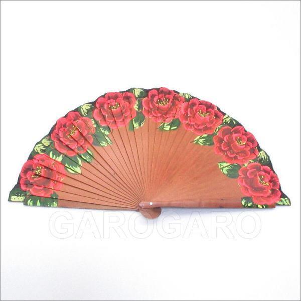 アウトレット 送料無料 大きな花のペイントアバニコ Sonia ソニア 22 5cm 片面張り 赤の花 小さい フラメンコ用 Whitesforracialequity Org