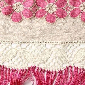 価格は安く 在庫限り 花のモチーフのシージョ Laila ライラ フシアピンクxベージュ フラメンコ用 Materialworldblog Com