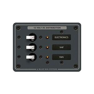ボート用スイッチパネル DCサーキットブレーカー付スイッチパネル・3P 8025 ボート用品 電装品 送料無料