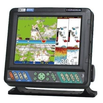 ホンデックス 魚群探知機 HONDEX 8.4型カラー液晶デジタル魚探 信頼 GPS内臓 600W 送料無料 国内正規総代理店アイテム HE-8S