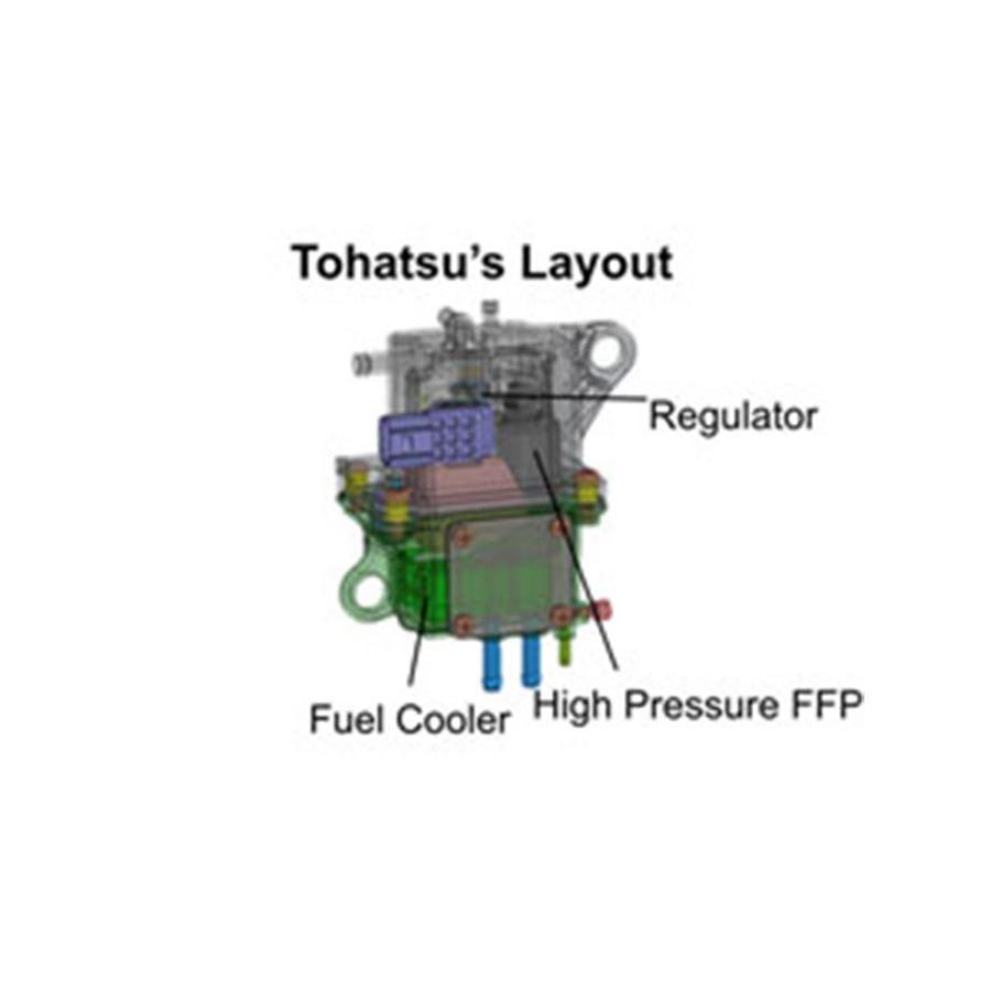 トーハツ 船外機 4ストローク 15馬力 MFS15E トランサムS セル無し エンジンオイル1.0L 燃料タンク12L 燃料ホース付 TOHATSU 送料無料 | TOHATSU | 05