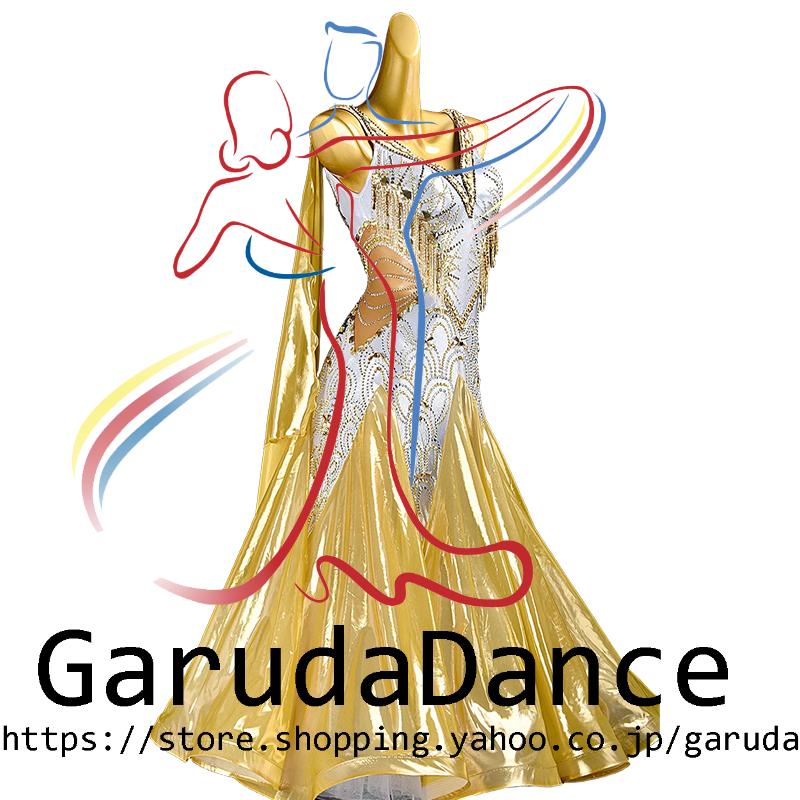 Garuda SHOP レディース社交ダンス衣装 競技ドレスモダンドレス高級