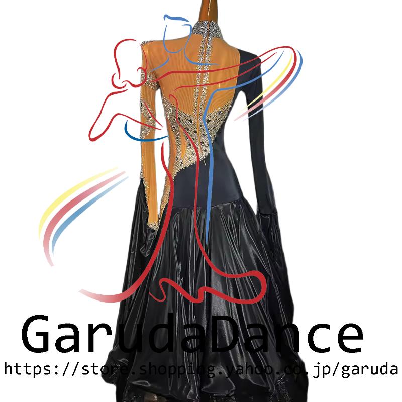 Garuda SHOP レディース社交ダンス衣装 競技ドレスモダンドレス高級