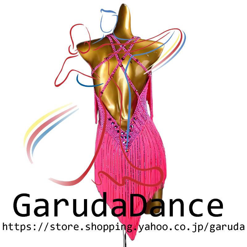 Garuda SHOP 社交ダンス高級衣装 セミオーダードレス ラテン競技高級ドレス パーティードレス 社交ダンス衣装ラテン  社交ダンス衣装ルンバ  品番10140の画像
