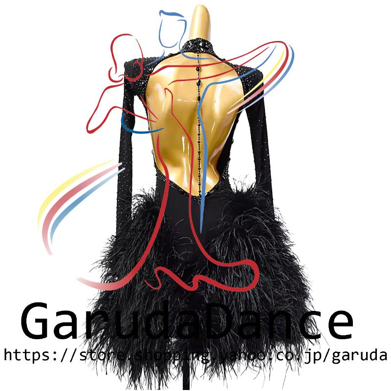 Garuda SHOP　社交ダンス高級衣装　セミオーダードレス　ラテン競技高級ドレス パーティードレス　社交ダンス衣装ラテン　 社交ダンス衣装ルンバ 　品番10145_1