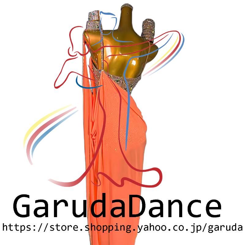 Garuda SHOP　社交ダンス高級衣装　セミオーダードレス　ラテン競技高級ドレス パーティードレス　社交ダンス衣装ラテン　 社交ダンス衣装ルンバ 　品番10146 |  | 02