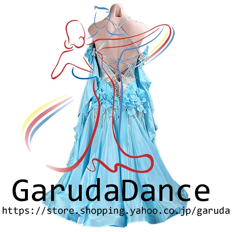 Garuda SHOP レディース社交ダンス衣装 競技ドレスモダンドレス高級