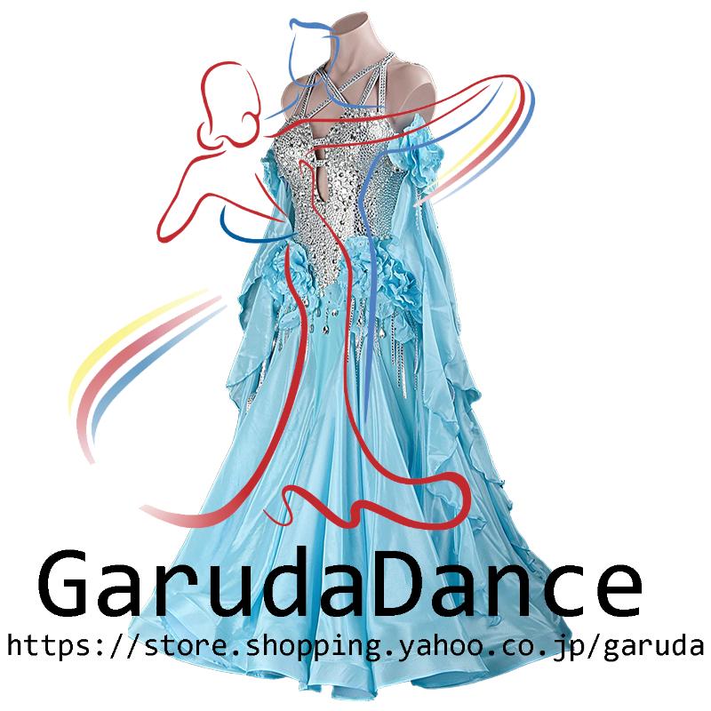 Garuda SHOP レディース社交ダンス衣装 競技ドレスモダンドレス高級